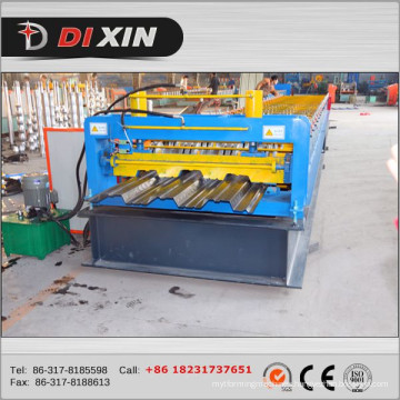 Dixin 980 Shaped High Strength Bearing Steel Structure Floor Decking Cold Roll Forming Machine